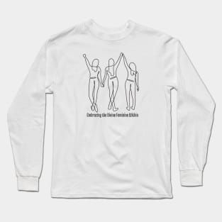 Embracing the Divine Feminine Within Divine Feminine Energy Long Sleeve T-Shirt